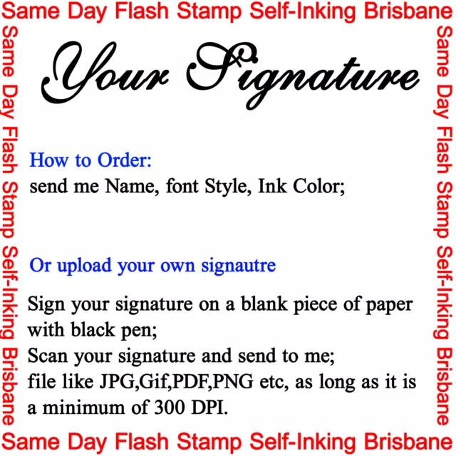 custom name signature Flash Stamp self inking Registered Nurse RN EN EEN Doctor 2