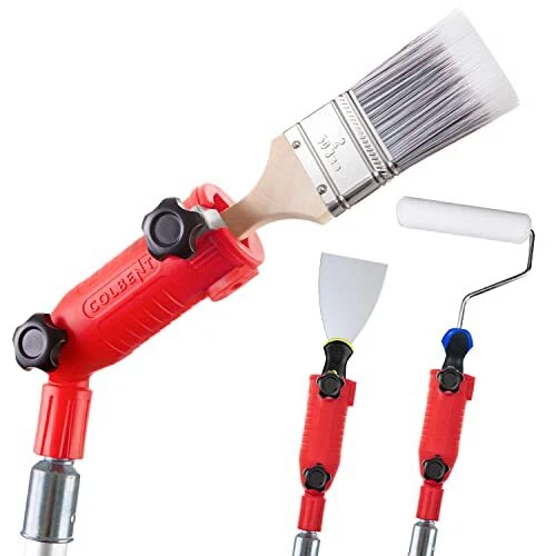 Multi-Angle Paint Brush Extender Paint Edger Tool Extension Pole Attachments