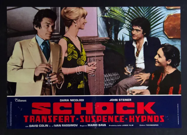 CINEMA-fotobusta-poster SCHOCK nicolodi, steiner, MARIO BAVA