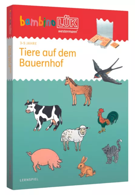 Michael Junga | bambinoLÜK-Set. Kindergarten. Tiere auf dem Bauernhof. 3/4/5...