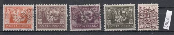 Briefmarken Polen gestempelt