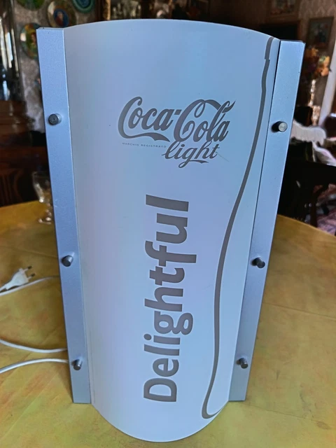 Enseigne Publicitaire Coca-Cola En Tôle "Marilyn Mi Ha Baciata", Dimensions 45x32 Cm