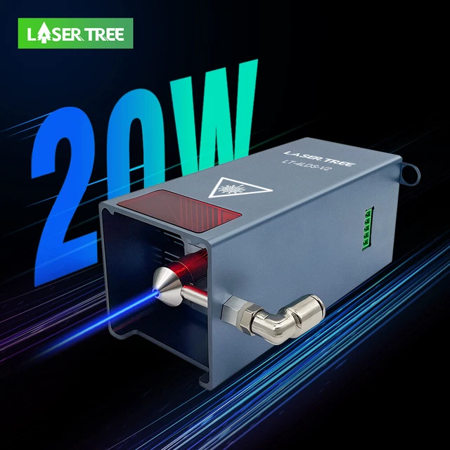 20W Laser Engraver Module Head with Air Assist for CNC Engraving Cutting Machine