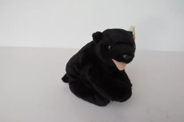 Ty Beanie Baby Retired Cinders the Black Bear 2000 Collectible W/tag