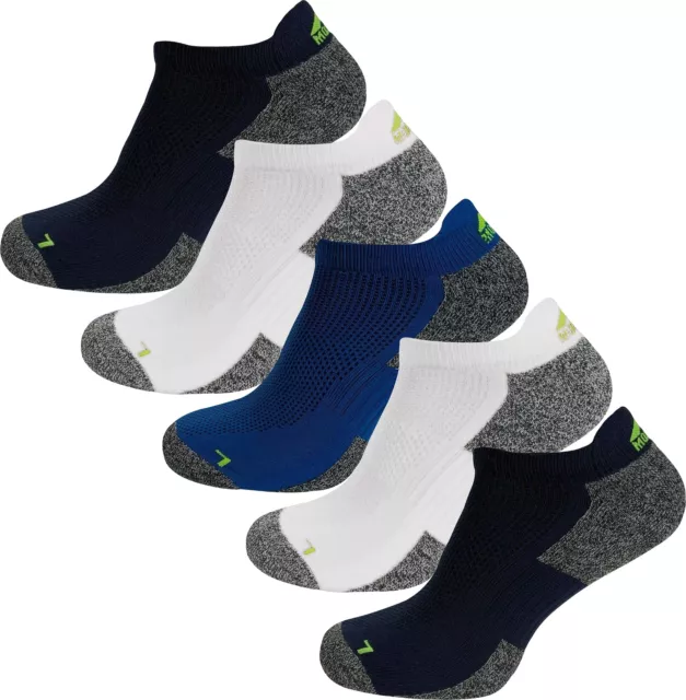 More Mile Unisex Challenger (5 Pack) Running Socks Training Sports Breathable