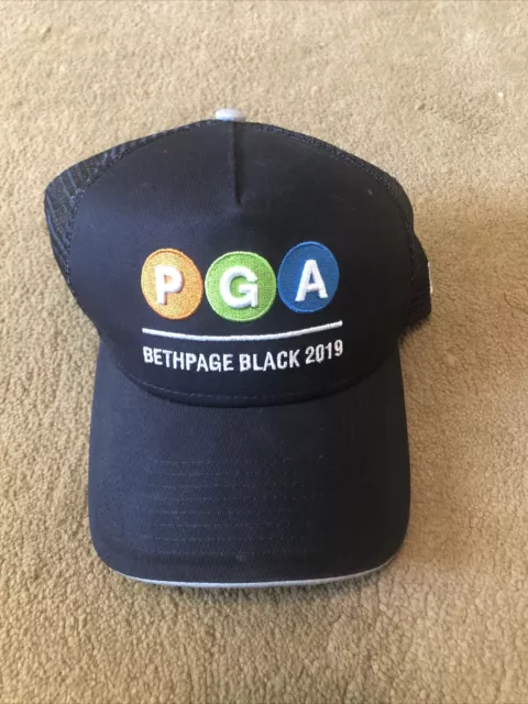 2019 PGA CHAMPIONSHIP Bethpage Black Grey Cap GOLF HAT Snapback Navy MINT