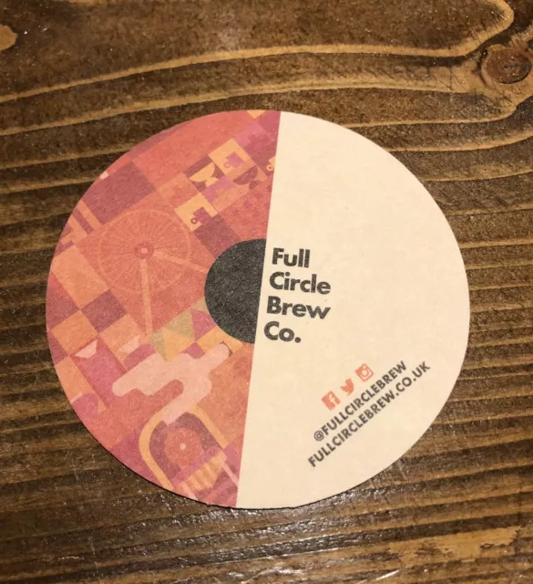 VOLLKREIS BRAUEREI Echt Ale Handwerk Biermatte Untersetzer Newcastle-on-Tyne