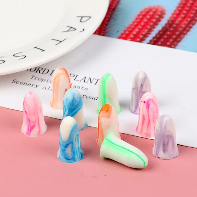 1Pair Sleep Noise Prevention Earplugs Noise Reduction Travel Soft Foam Ear P BII