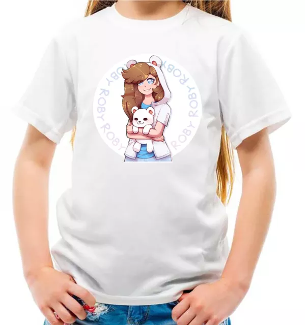 Maglietta youtuber ROBY per veri Orsi! bambino bambina t-shirt cotone 100%