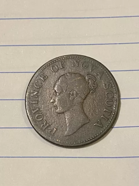 1840 Nova Scotia Half Penny