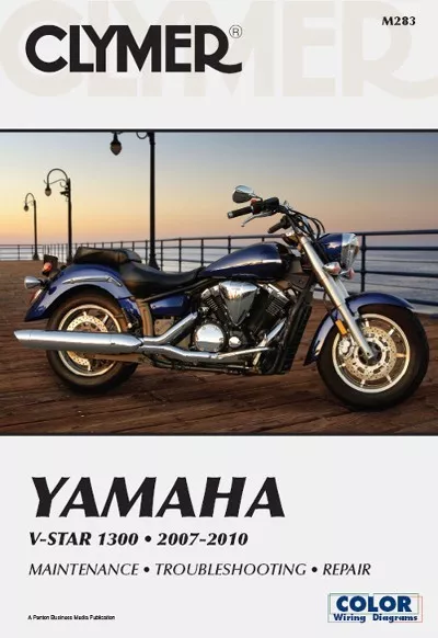 2007-2010 Yamaha V-Star Vstar 1300 CLYMER REPAIR MANUAL M283