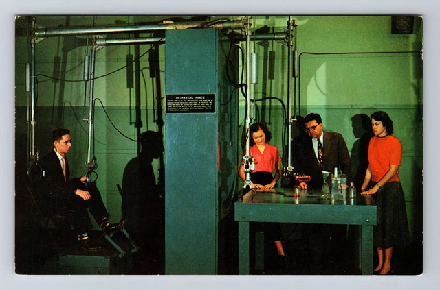 Oak Ridge TN-Tennessee American Museum Atomic Energy Hands Vintage Postcard