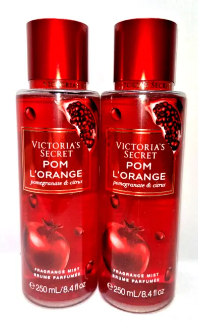 2 POM L'ORANGE Victoria's Secret Fragrance Mist 8,4 oz