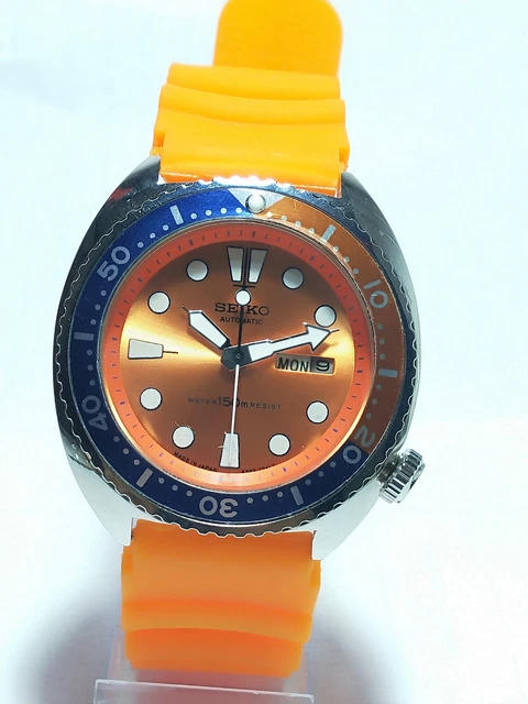 Seiko DIVER'S Automatic Movement Day Date Dial Mens Wrist Watch SD141