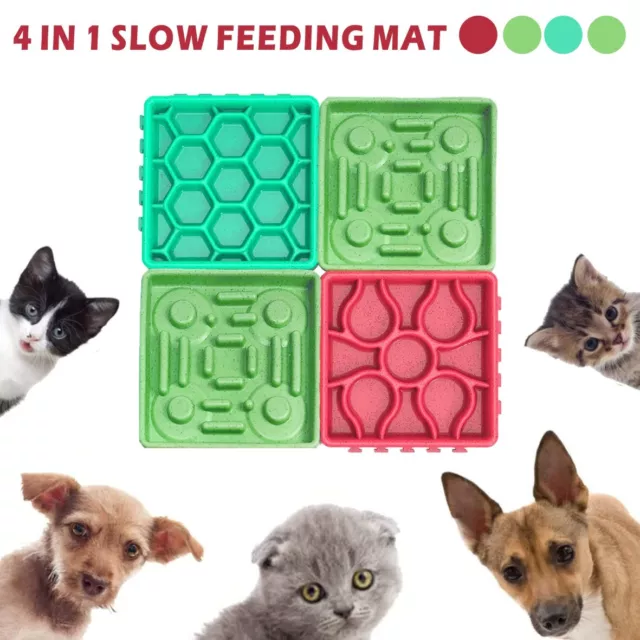 4XPet Lick Mat Cute Dog Cat Distraction Treat Silicone Surface Suction Eat Plate