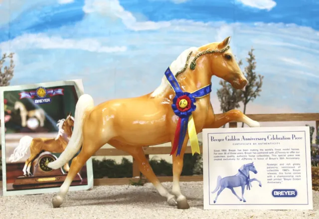 NIB Breyer Golden Anniversary 50th Year Glossy Palomino Tennessee Walker SR JCP