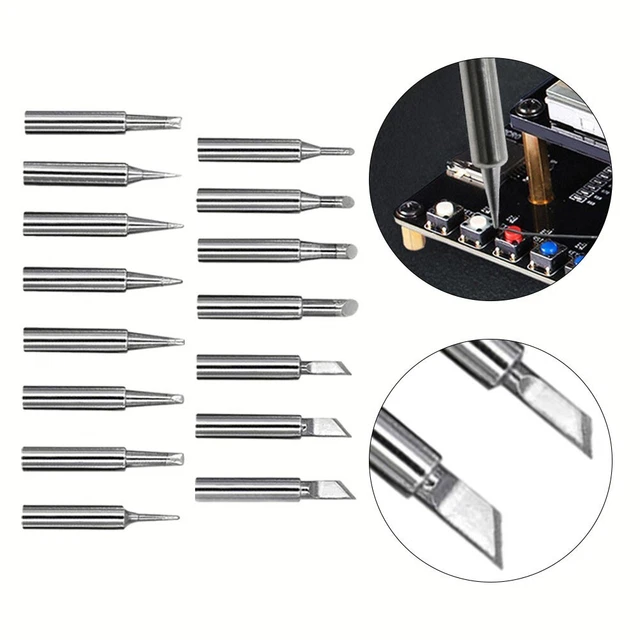 Lot 12 Pannes 900M Sans Plomb – Pointes Fer à Souder Compatibles Hakko, Yihua, Atten – Soudure Électronique
