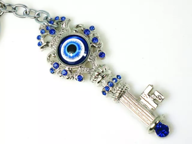 Religious Evil Eye Charm Key to Life Wealth Fortune Talisman Nazar Lucky Charm