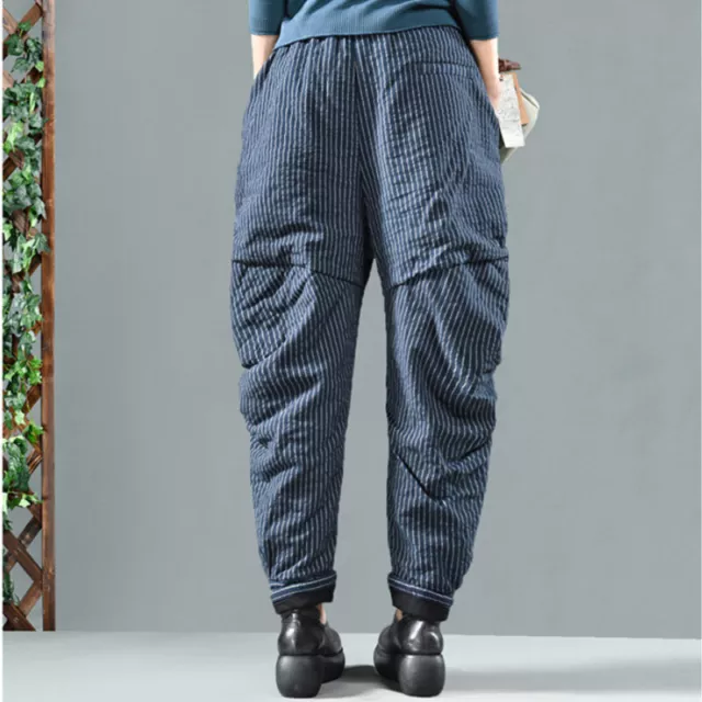 Pantalon Baggy en coton et lin pour homme et femme, sarouel, style H