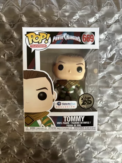 Funko Pop! Vinyl: Power Rangers - Green Ranger (w/ out helmet) (Metallic) -...