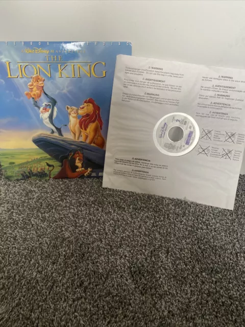 Disney's The Lion King Laserdisc Letterbox Edition Dolby Digital CLV 1-Disc VGC
