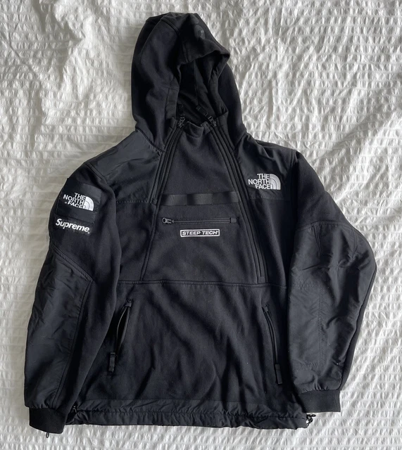 Supreme the north face sales steep tech hooded sweatshirt white