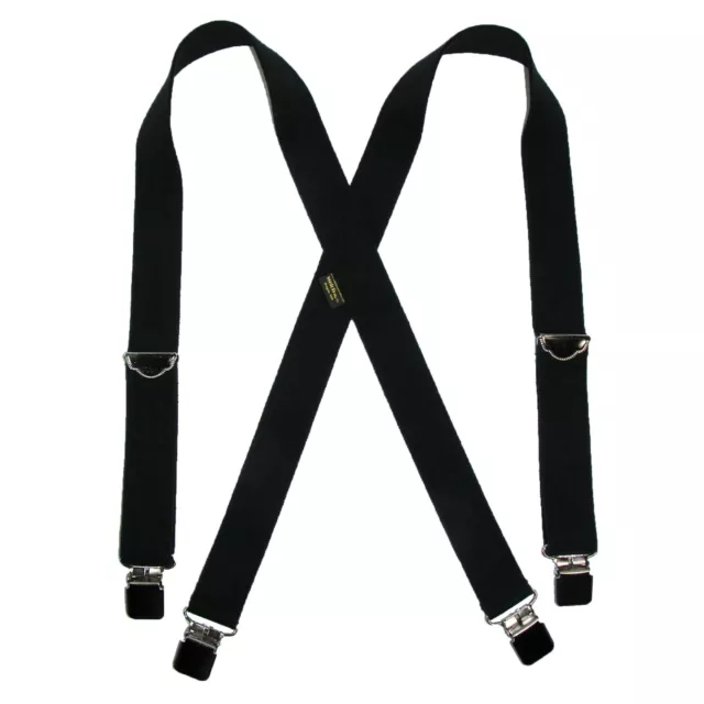 New Welch Men's Elastic Clip End Double Face Suspenders