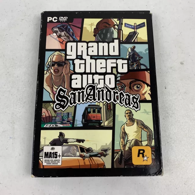 grand theft auto san andreas pc City Guide Book+Map