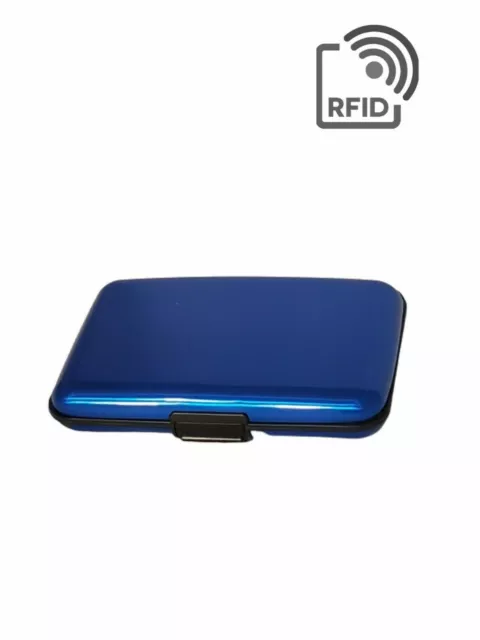 RFID Blocking Credit Card Aluminum ID case Hard Shell Wallet for Men or Women 3