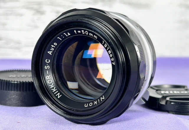 [Near MINT] Nikon NIKKOR-S.C SC Auto 50mm F/1.4 Non-Ai SLR MF Lens From JAPAN