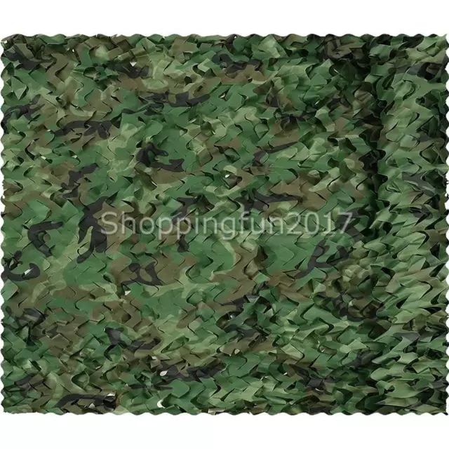 2.5*10m Camouflage Net Camo Netting Hunting Camping Woodland Mesh Car Cover AU 3