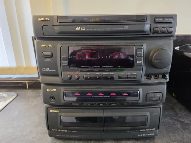 AIWA CX-Z1500K HIFI Stereo System - CD, Radio - Cassette (not