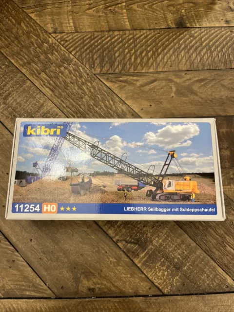 KIBRI/Marklin NEW #11254 HO 1/87 scale KIT Heavy Duty Liebherr Dragline Crane