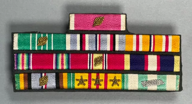 FANTASTIC US ARMY Embroidered Ribbon Bar for Korea and Vietnam $59.99 ...