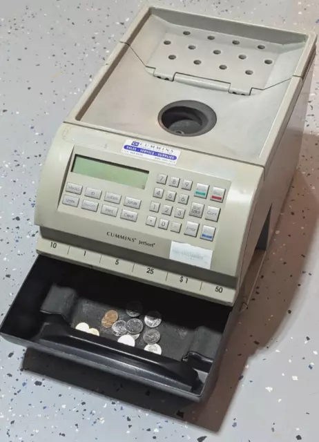 Cummins Allison JetSort 1606 Coin Sorting Machine Counter 🪙 Video in Listing