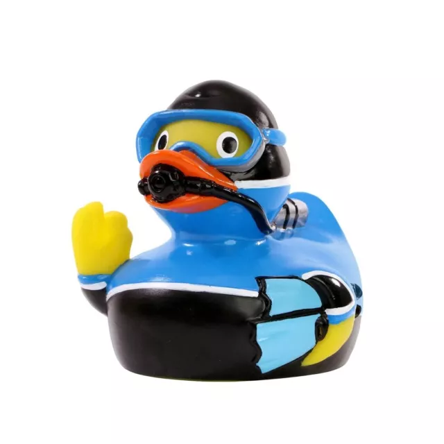 Taucher - Quietscheente - Badeente - ca. 8 cm groß