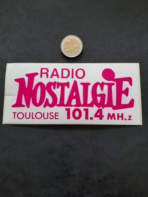 ADESIVO RADIO CENTRO Suono 9 x 11 cm introvabile, rarità EUR 6,00 - IT