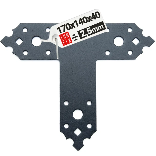 PIASTRE DI GIUNZIONE 40x40x1 Mm ACCIAIO ZINCATO CHROMITING 4 PEZZI - Foto 7