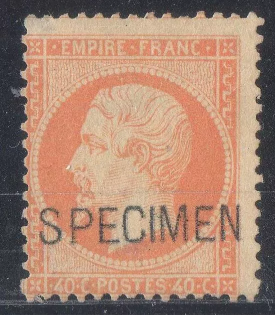 FRANCE !  Timbre anciens Napoléon NEUF de 1862 n°23d surcharge SPECIMEN