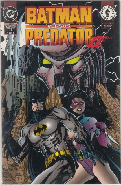 1994 DC / Dark Horse BATMAN vs PREDATOR II mini series 1, 2, 3, 4 complete
