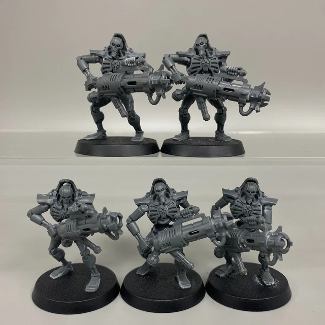 5 NECRON IMMORTALS Warhammer 40,000 40K Necrons Squad Games Workshop ...