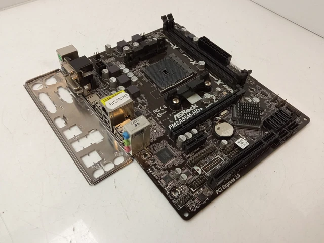 ASROCK FM2A55M-HD+ SOCKET FM2/FM2+ DDR3 Micro ATX Motherboard With I/O ...
