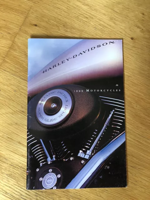 Genuine HARLEY DAVIDSON Motorcycle Range Brochure 1999 (107)