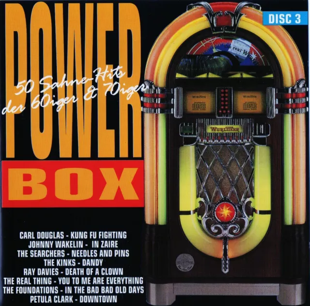 POWER BOX CD 3 - Petula Clark, KINKS, Sandie Shaw, TREMELOES, Bonnie Tyler, usw