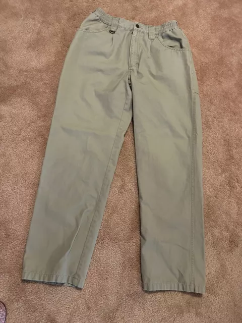 Woolrich Elite Series Tactical Pants Beige Tactical Cargo Utility Canvas 32x32