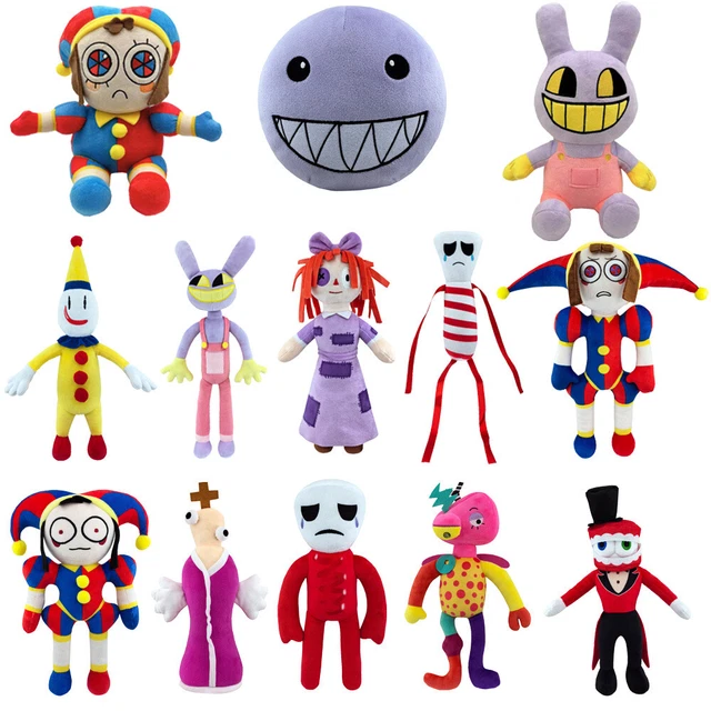 Peluche Jax The Amazing Digital Circus - Figurine Douce 20.3cm - Collection Caine, Pomni, Kinger, Ragatha - 12