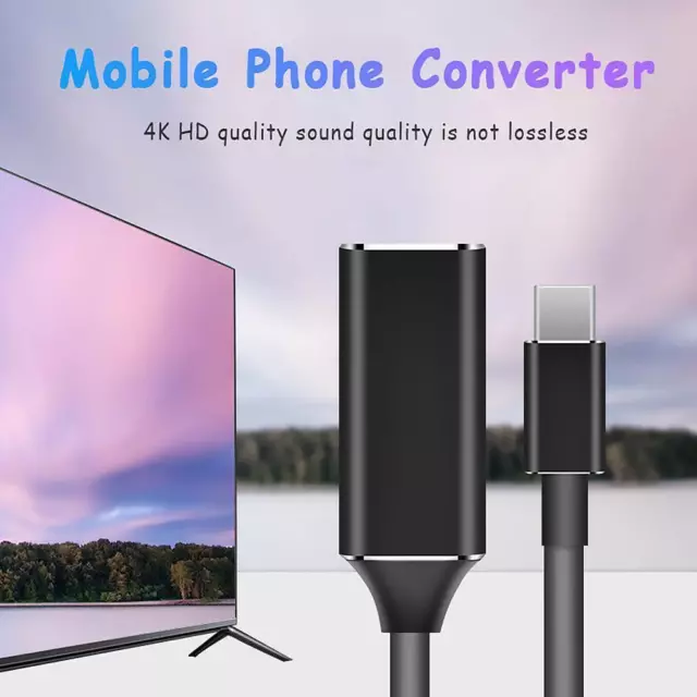 USB Type C to Female HDMI 4K Cable Adapters HUB Splitter for MacBook Pro Samsung