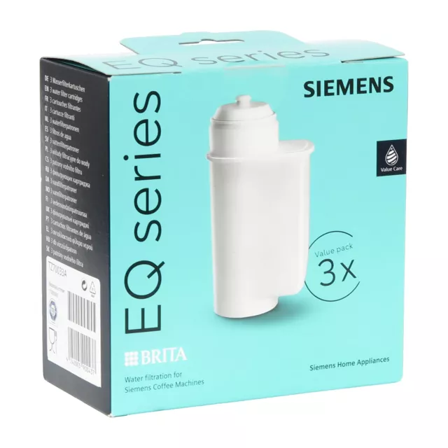 1x Siemens 3er Pack TZ70033 Brita Intenza Wasserfilter TZ70003 EQ6 Serie Filter