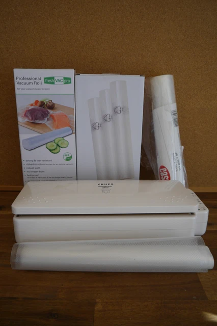 Vakuumierer Krups Vacupack plus + 8 Folienrollen