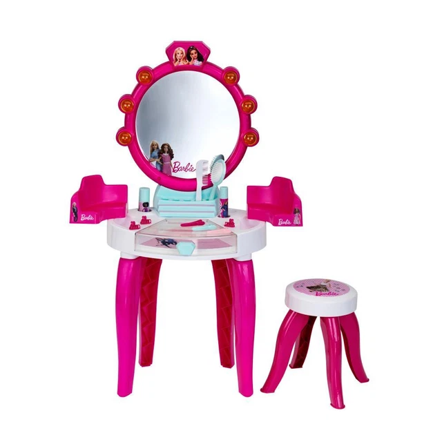 Theo Klein Barbie estudio de belleza luz sonido tocador peluquería niños